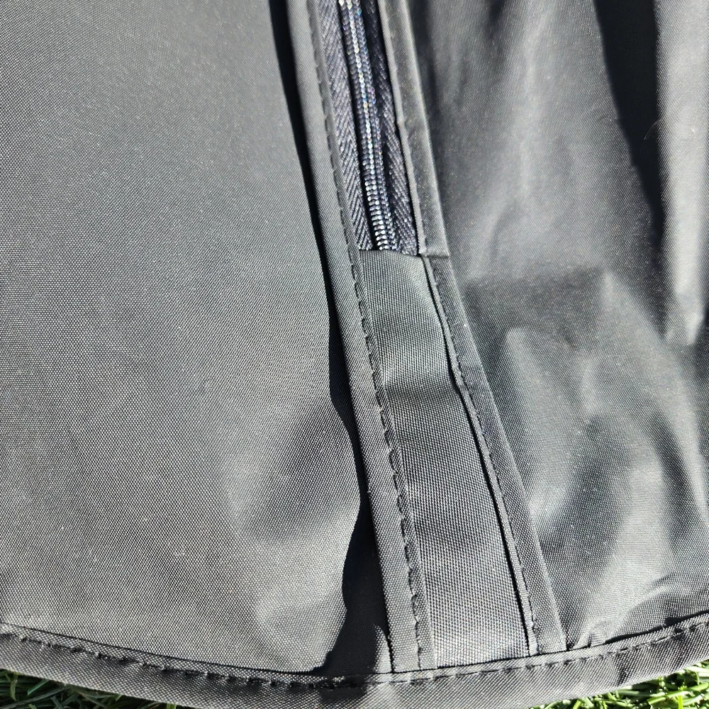 Saks Fifth Avenue Solid Black Canvas Garment Bag 23x55